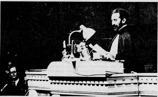 On June 30, 1936, after his armies had been destroyed and he had gone into exile, Emperor Haile Selassie delivered his greatest speech. Before the League of Nations Assembly in Geneva, he pleaded for aid against his Italian conquerors. He got none, but he changed the history of the world. It was the most moving moment in the history of the dying League, and the emperor, the conscience of the world, called forth a new hatred and fear of Fascist aggression and a new militancy among those who were to fight it.